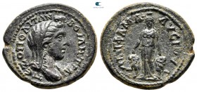 Caria. Trapezopolis. Pseudo-autonomous issue AD 117-138. Ti. Fla. Max. Lysias, magistrate. Bronze Æ