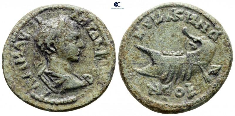 Mysia. Kyzikos. Elagabalus AD 218-222. 
Bronze Æ

25 mm., 7,62 g.

ΑΥ Κ Μ Α...