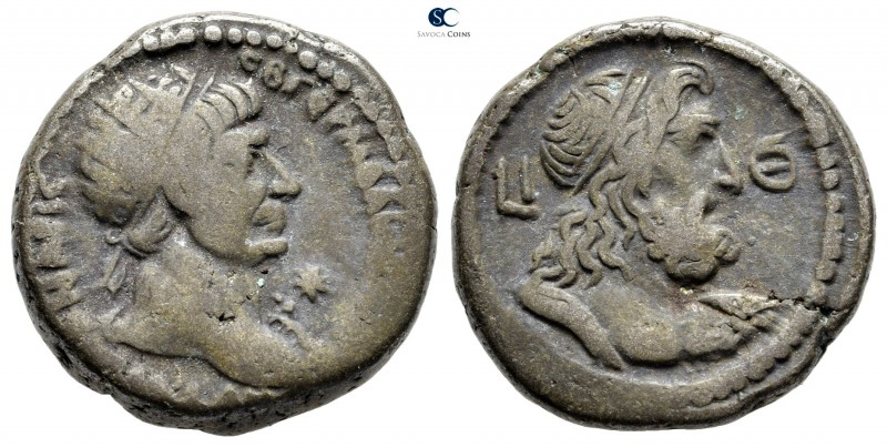 Egypt. Alexandria. Trajan AD 98-117. Dated RY 19=AD 115/6
Billon-Tetradrachm
...