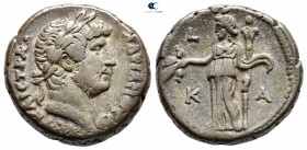 Egypt. Alexandria. Hadrian AD 117-138. Dated RY 21=AD 136/137. Billon-Tetradrachm