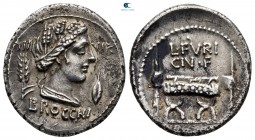 L. Furius Cn. f. Brocchus 63 BC. Rome. Denarius AR