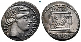 C. Scribonius 62 BC. Rome. Denarius AR
