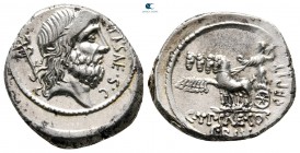 P. Plautius Hypsaeus 57 BC. Rome. Denarius AR