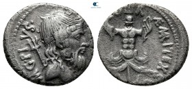 Sextus Pompey Magnus 43-36 BC. Rome. Denarius AR