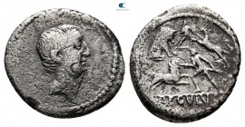 L. Livineius Regulus 42 BC. Moneyer issues of Imperatorial Rome. Rome. Denarius AR