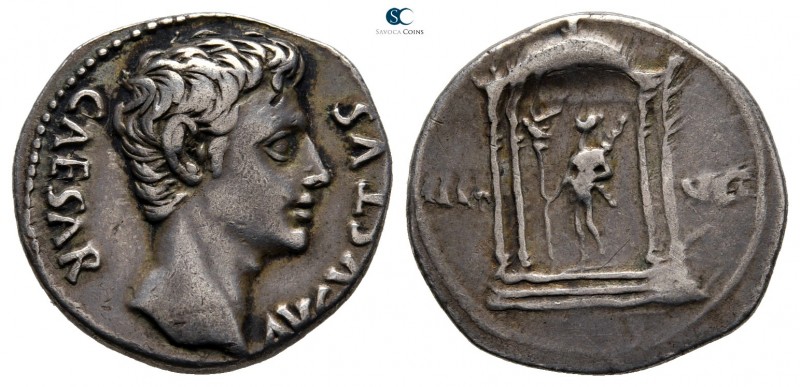 Augustus 27 BC-AD 14. Struck circa 19 BC. Spanish mint (Tarraco or Colonia Patri...