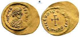 Phocas AD 602-610. Constantinople. Tremissis AV