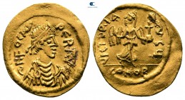 Phocas AD 602-610. Struck circa AD 602-610. Constantinople. Semissis AV