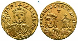 Theophilus AD 829-842. Constantinople. Solidus AV