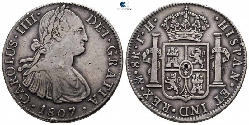 Mexico. Ciudad de México (Mexico City) mint. Carlos IV. King of Spain AD 1788-18...