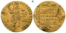 Netherlands.  AD 1795-1806. Batavian Republic AD 1795-1806. Ducat AV