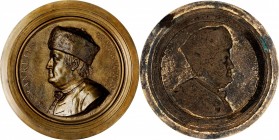 "1777" Benjamin Franklin Uniface Medal. Electroformed Copper. 114.8 mm. After Jean-Baptiste Nini. Similar to Greenslet-5. About Uncirculated.

Stand...