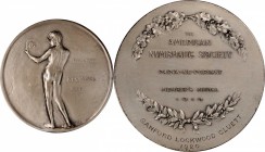 1910 Second Membership Medal. Silver. 77 mm. 148.7 grams. By Gutzon Borglum. Miller-27. Mint State.

Lower reverse inscribed SANFORD LOCKWOOD CLUETT...