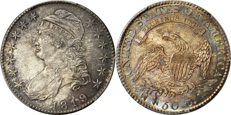 Gem 1819 O-112 Half Dollar 

Tied for Finest Known of the Variety 

1819 Cap...