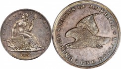 Highly Elusive 1838 Gobrecht Dollar

Judd-84 Restrike Late State, Circa 1873-1874

1838 Gobrecht Silver Dollar. Name Removed. Judd-84 Restrike, Po...