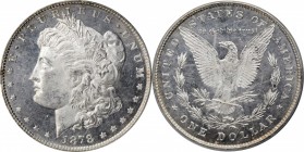 1878 Morgan Silver Dollar. 8 Tailfeathers. VAM-23. Top 100 Variety. Doubled Die Obverse, Crazy Lips. MS-63 DMPL (PCGS).

A find for the advanced Mor...