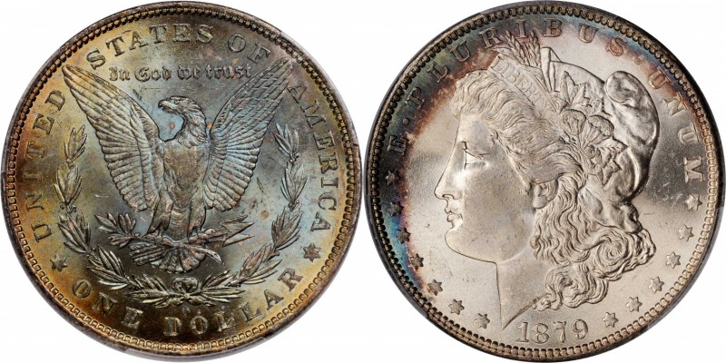 1879-O Morgan Silver Dollar. MS-65 (PCGS).

Especially attractive in a Gem exa...