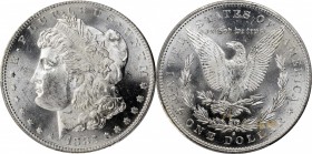 1883-S Morgan Silver Dollar. MS-63 (PCGS).

Predominantly brilliant, highly lustrous surfaces also feature sharp to full striking detail throughout ...