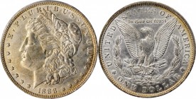 1888-O Morgan Silver Dollar. VAM-1B. Top 100 Variety. Scarface. Unc Details--Cleaning (PCGS).

Brilliant on the reverse, the obverse is retoning nic...