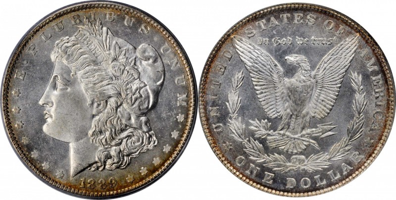 1889 Morgan Silver Dollar. MS-65 PL (PCGS). CAC.

Halos of vivid reddish-orang...