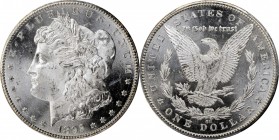 1892-CC Morgan Silver Dollar. MS-63+ (PCGS).

Very well struck with razor sharp striking detail throughout the design, this lovely example also disp...