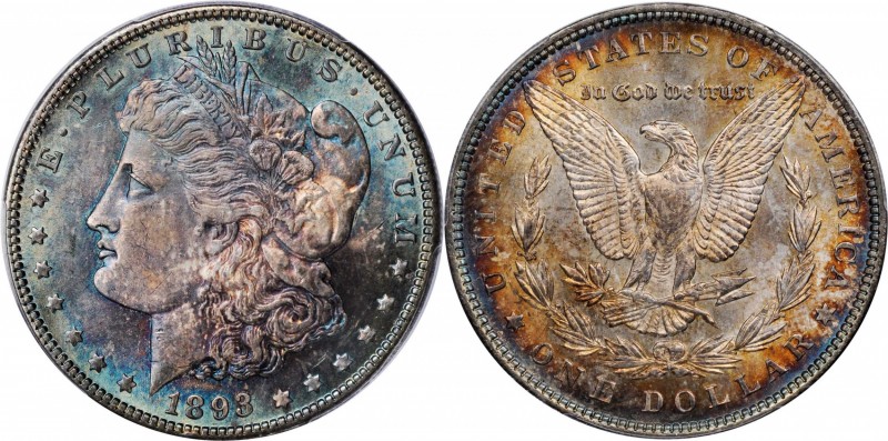 1893 Morgan Silver Dollar. MS-64 (PCGS). CAC.

Seldom have we offered a Mint S...