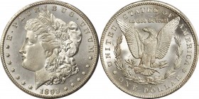 Near-Gem 1893-CC Morgan Dollar

1893-CC Morgan Silver Dollar. MS-64 (PCGS).

An attractive near-Gem with satiny, semi-prooflike luster flooding th...