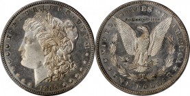 1899 Morgan Silver Dollar. MS-65 PL (PCGS).

Lightly toned, predominantly silver-gray Gem Prooflike quality for this popular low mintage entry in th...
