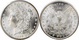 1899-O Morgan Silver Dollar. MS-67+ (PCGS). CAC.

Frosty brilliant surfaces provide outstanding visual appeal. This is a sharply struck and virtuall...
