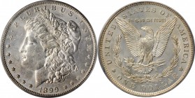 1899-O Morgan Silver Dollar. VAM-6. Top 100 Variety. Micro O. MS-60 (ANACS).

Brilliant on the obverse, the reverse is lightly patinated in golden-g...