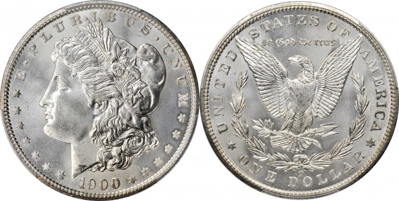 1900-O Morgan Silver Dollar. MS-67 (PCGS).

Intensely lustrous brilliant white...