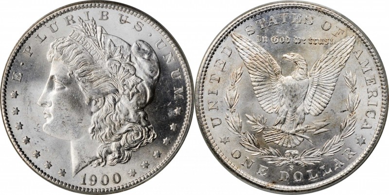 1900-S Morgan Silver Dollar. MS-65 (PCGS). OGH.

An overall brilliant, fully f...
