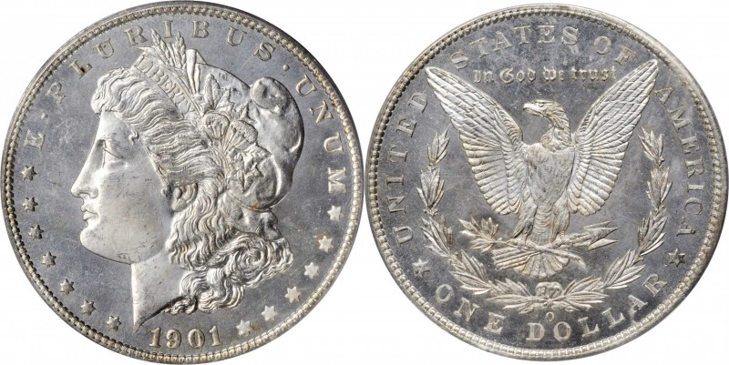1901-O Morgan Silver Dollar. MS-66 PL (PCGS). OGH.

Brilliant and sharply stru...