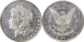 1901-O Morgan Silver Dollar. MS-66 PL (PCGS). OGH.

Brilliant and sharply struck, captivating semi-reflective qualities in the fields provide partic...