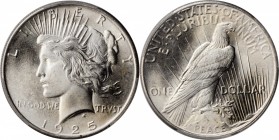 1925 Peace Silver Dollar. MS-67 (PCGS). CAC.

Fully struck with smooth, frosty luster, there is much to recommend this brilliant example to the high...