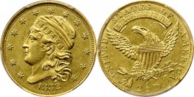 Sharp AU 1832 $2.50

1832 Capped Head Left Quarter Eagle. BD-1. Rarity-4. AU Details--Altered Surfaces (PCGS).

An appealing and sharp early $2.50...