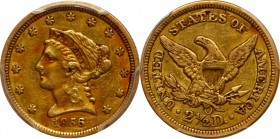 1856-O Liberty Head Quarter Eagle. Winter-1, the only known dies. EF-40 (PCGS).

A popular New Orleans quarter eagle with appealing deep orange high...