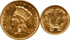 1874 Three-Dollar Gold Piece. AU-55 (PCGS).

A bright and lustrous coin with minimal wear on the devices.

PCGS# 7998. NGC ID: 25MX.

From the F...