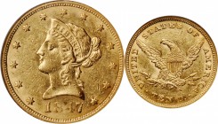 1847 Liberty Head Eagle. AU-58 (NGC).

The 1847 is one of the more popular early date type candidates in the Liberty Head eagle series, represented ...