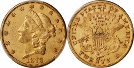 Lustrous and Scarce 1873-CC Double Eagle

1873-CC Liberty Head Double Eagle. EF-45 (PCGS). CAC.

An attractive and original example with golden wh...