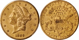 1889-CC Liberty Head Double Eagle. EF-45 (PCGS). CAC.

A handsome example of this popular Carson City issue. The overall medium-gold patina is accen...