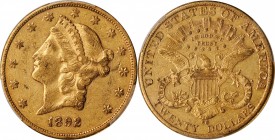 1892-CC Liberty Head Double Eagle. EF-40 (PCGS). CAC.

Beautiful medium gold patina throughout, both sides also reveal glints of brighter honey irid...