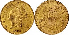 1890-CC Liberty Head Double Eagle. AU-55 (PCGS). CAC.

An exceptionally attractive Choice AU Carson City Mint double eagle. Both sides are lustrous ...