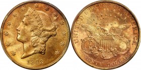Beautifully Toned Mint State 1893-CC Double Eagle

1893-CC Liberty Head Double Eagle. MS-62 (PCGS).

This is a beautifully toned and conditionally...