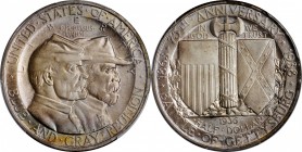 1936 Gettysburg Anniversary. MS-67 (PCGS). CAC.

Pretty pale rose iridescence blends with lovely mint frost on both sides of this expertly preserved...