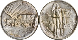 1939-S Oregon Trail Memorial. MS-67 (PCGS). CAC.

The pearlescent silver surfaces of this Superb Gem are accented by original autumnal iridescence o...