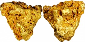 Attractive Gold Nugget

Native Gold Specimen. Approximately 27.50 mm x 28.6 mm x 11.8 mm. 41.3 grams.

Uniform light golden surfaces with slight w...