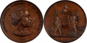 Indian Peace Medals

"1865" Andrew Johnson Indian Peace Medal. Large Size. Bronzed Copper. 73 mm. Julian IP-40, Prucha-52, Musante GW-770, Baker-173...