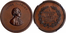 Washingtoniana

1859 Washington Cabinet Medalet. Bronze. 21 mm. Musante GW-240, Baker-325C, Julian MT-22. MS-67 BN (NGC).
