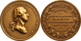 Washingtoniana

"1861" U.S. Mint Oath of Allegiance Medal. Yellow Bronze. 30.5 mm. Musante GW-476, Baker-279B, Julian CM-2. Mint State.

Modern ye...